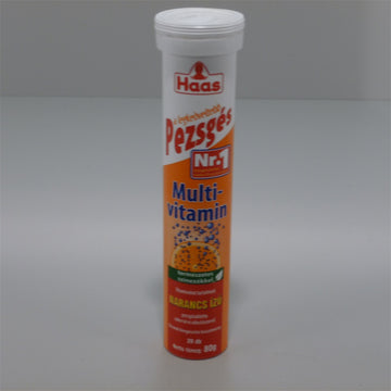 Haas Multivitamín šumivé tablety s pomarančovou príchuťou 20 tabliet - 21022