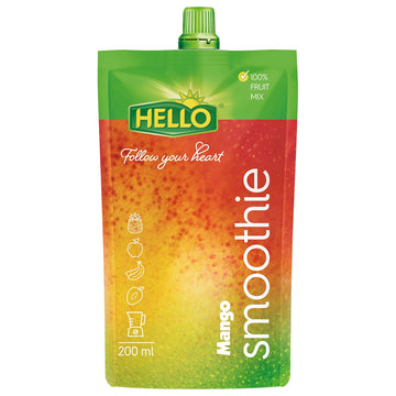 Hello smoothie mangové ovocné turmix 200 ml
