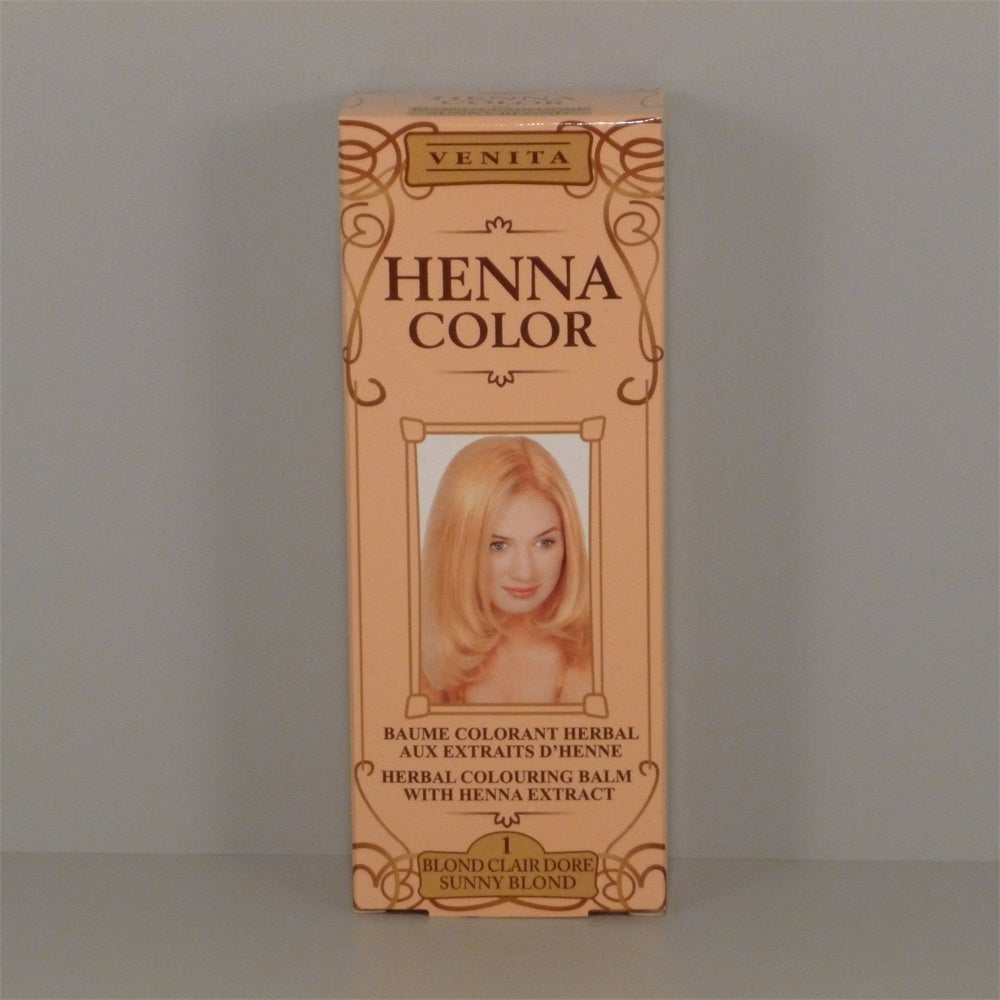 Henna Color farbiaci bylinný balzam Slnečná blond 75 ml - 40569