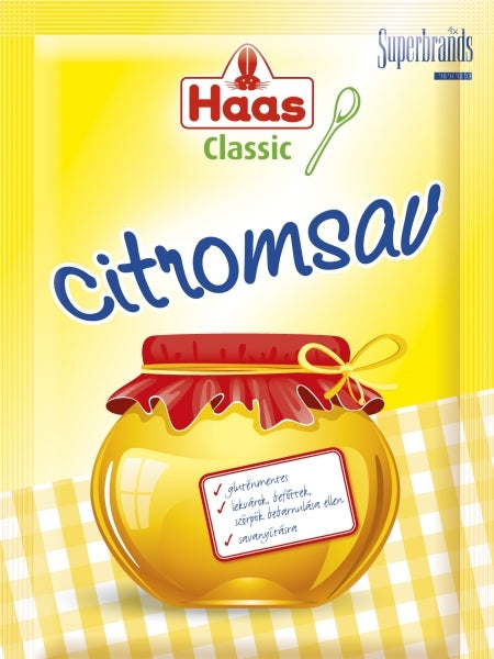 Haas klasická kyselina citrónová 15 g - 44667