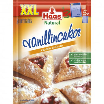 Haasov prírodný vanilkový cukor xxl 40 g
