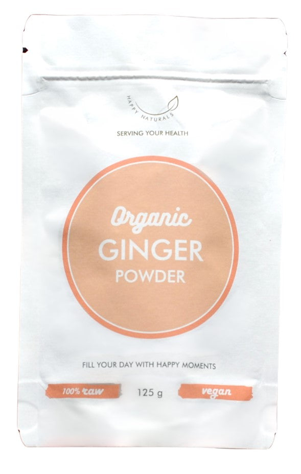 Happy Naturals bio zázvorový prášok 125 g - 91377