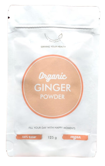 Happy Naturals bio zázvorový prášok 125 g - 91377