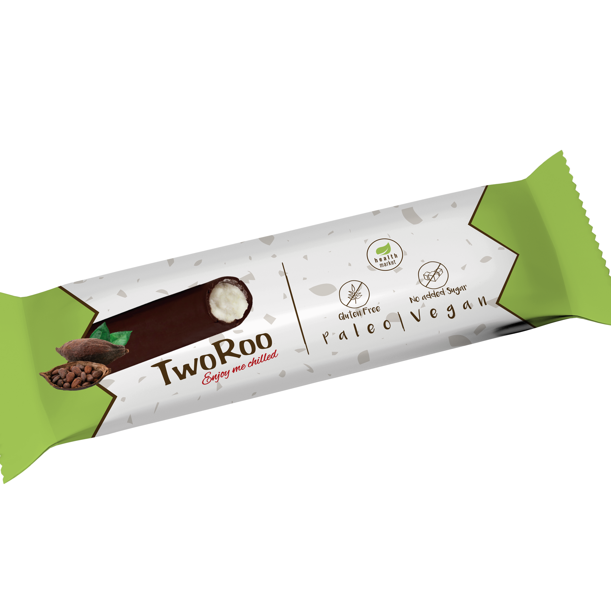 TwoRoo tyčinka s citrónovo-vanilkovou príchuťou v horkej čokoláde 30 g - 60142