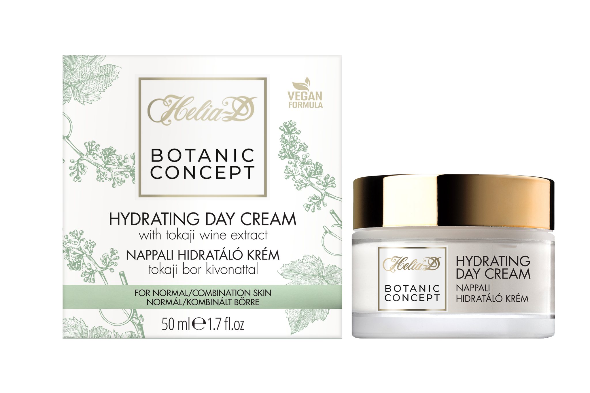 Helia-D Botanic Concept Hydratačný denný krém 50 ml - 88462