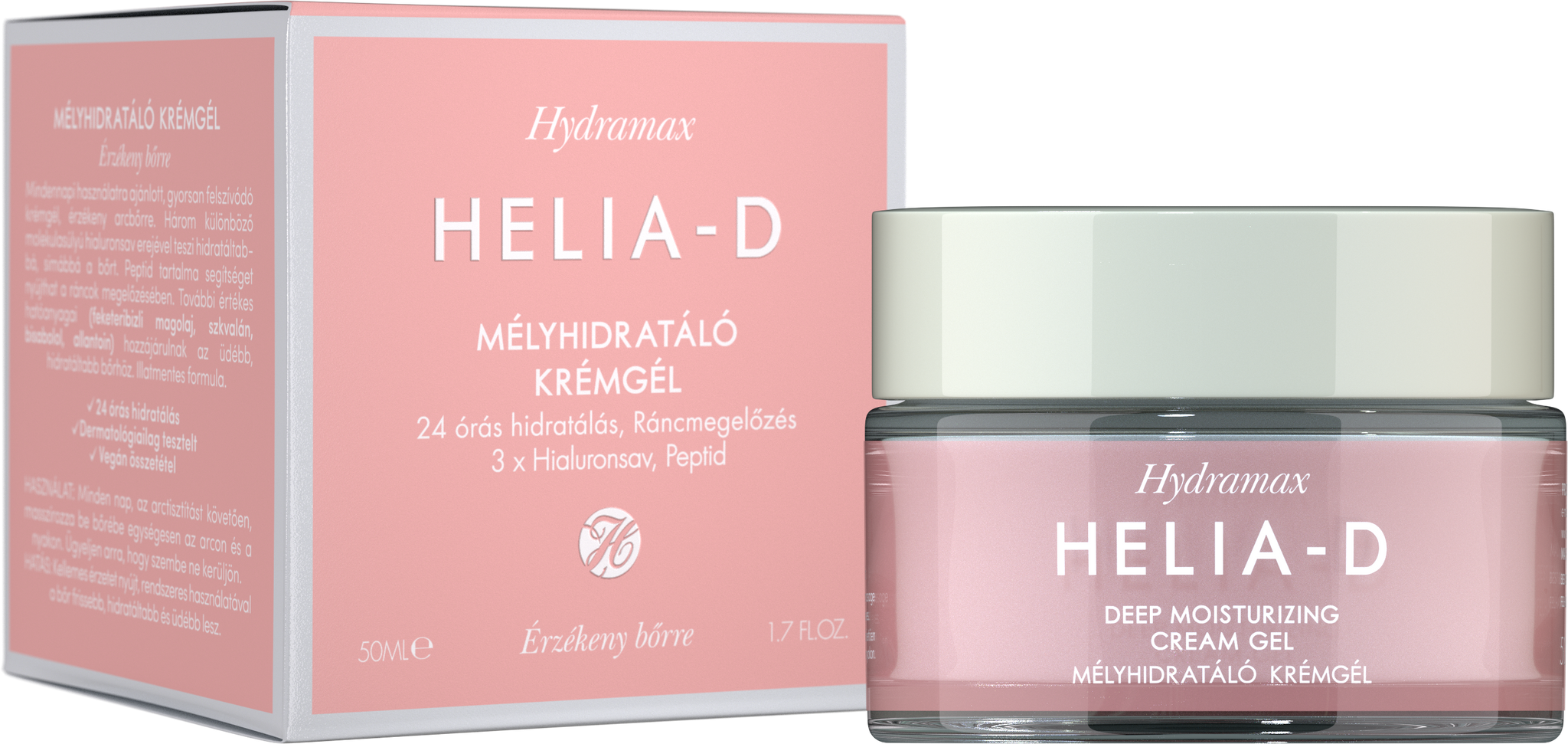 Helia-D hlboko hydratačný krém-gél pre citlivú pleť 50 ml - 92670