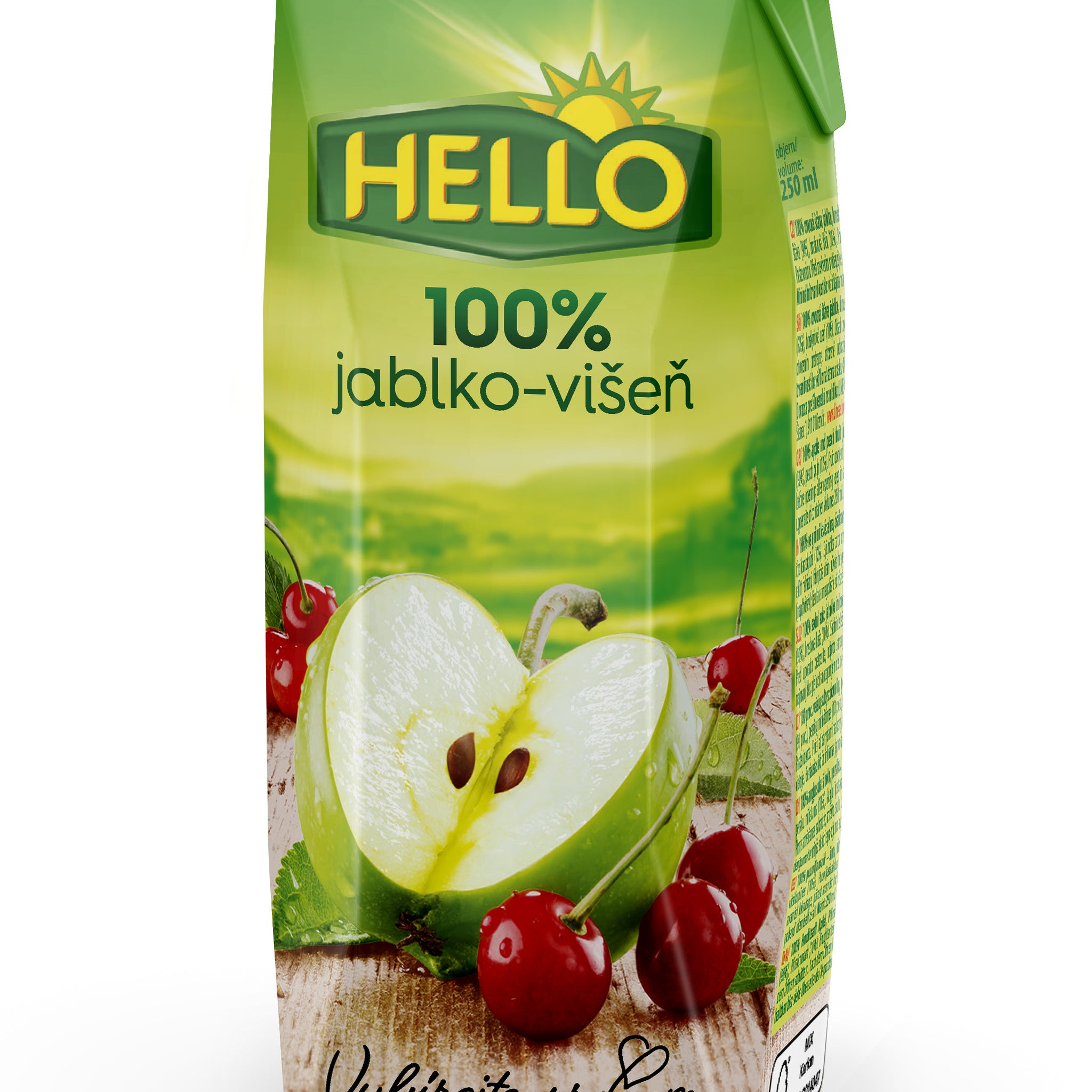 Hello jablká 100% 250 ml