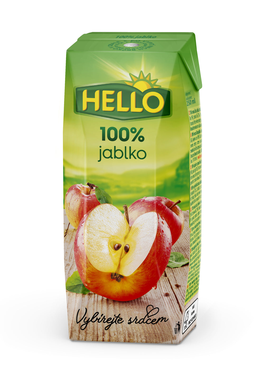Čokoládové jablká 100% 250 ml