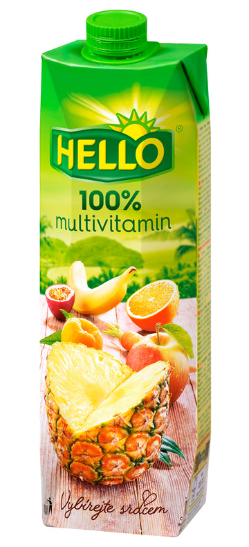 Hello multivitamín 100% 1000 ml