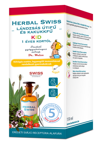 Herbal Swiss kid medicínsky sirup 150 ml