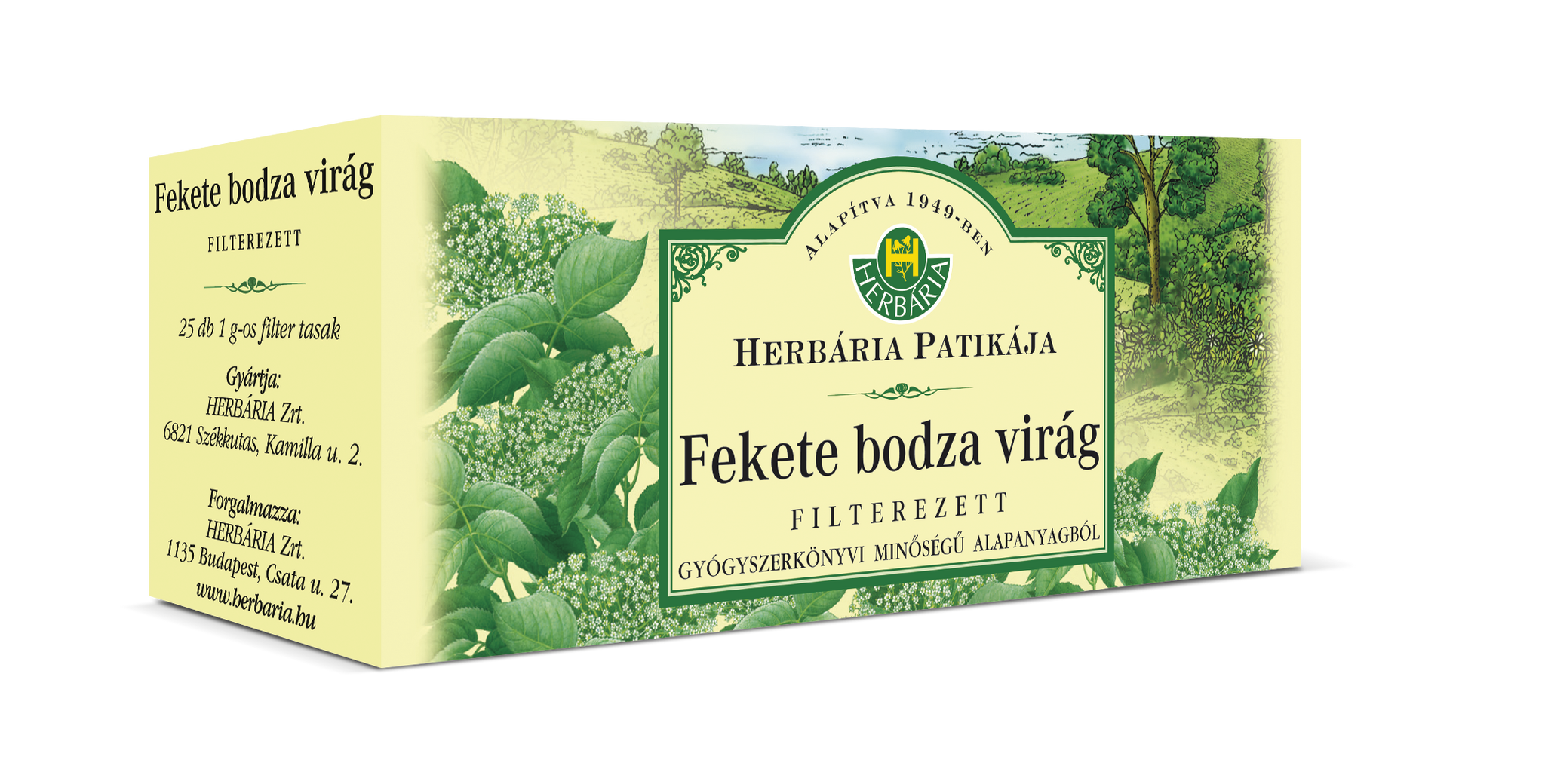 Herbária čaj z kvetov čiernej bazy 25 g - 18960