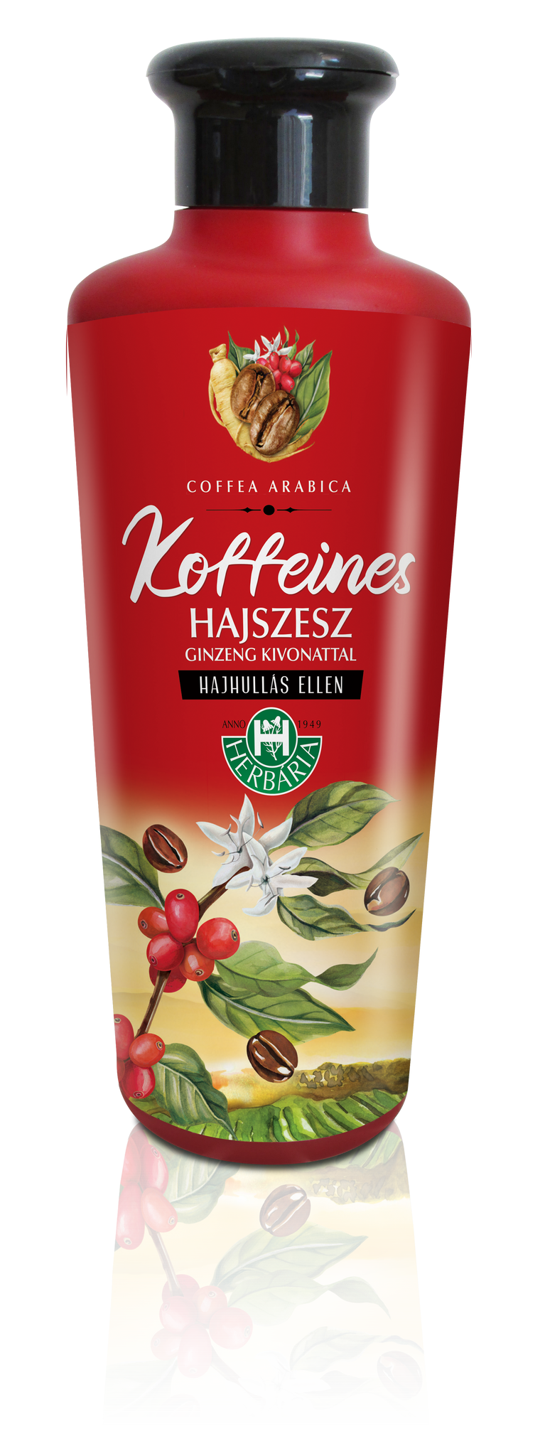 Herbaria vlasová voda s kofeínom a ženšenom 250 ml - 93443