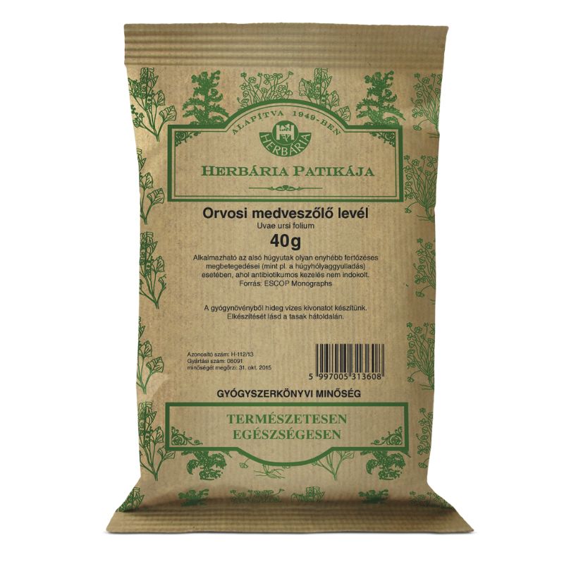 Herbária Čaj z listov medvedice lekárskej 40 g - 18223