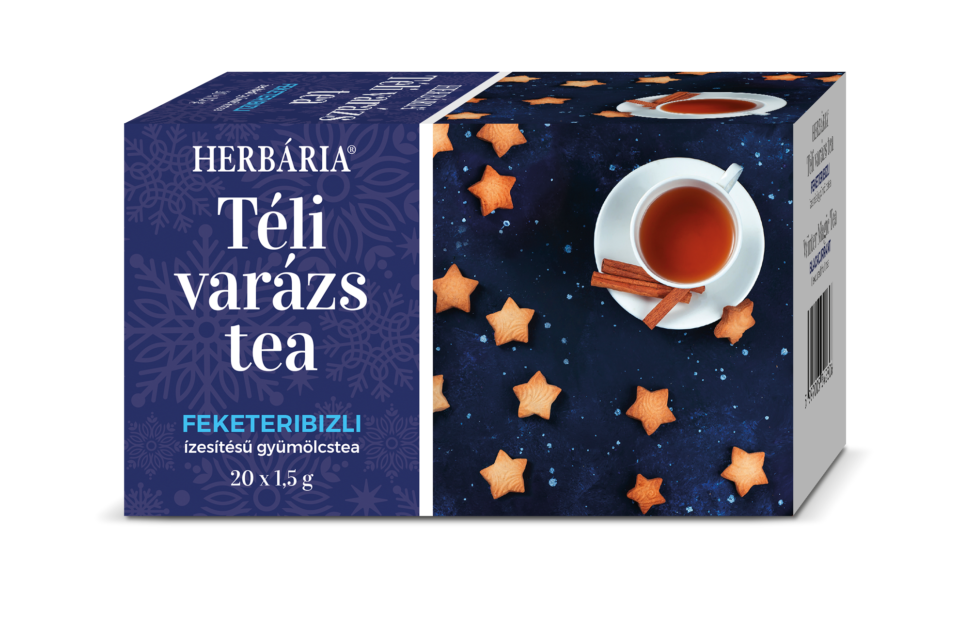 Herbária Čaj Zimné kúzlo s príchuťou čiernych ríbezlí 30 g - 28156