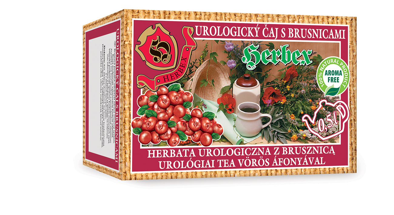 Herbex Urologický čaj s brusnicami 60 g - 40963