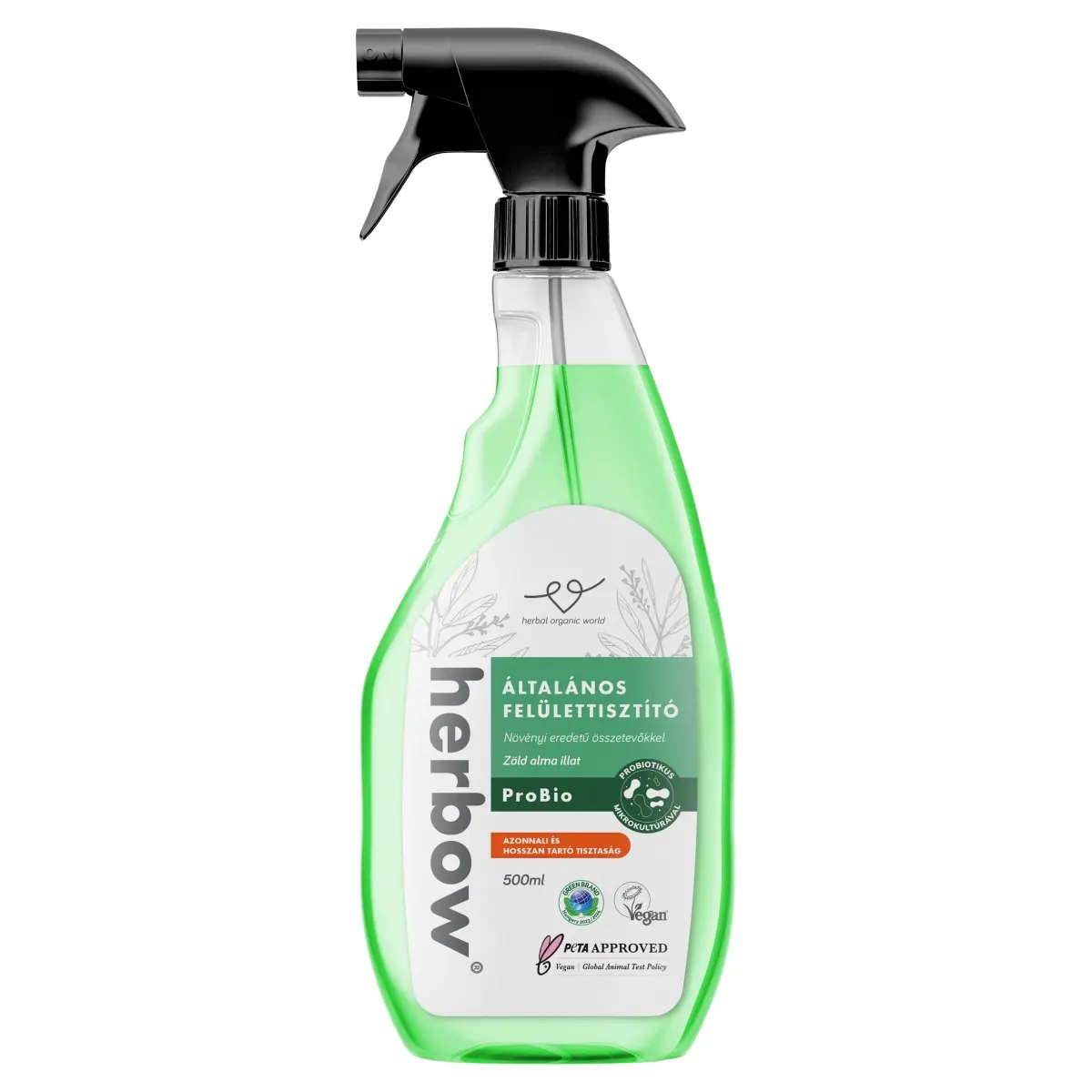 Herbow ProBio univerzálny čistič povrchov s vôňou zeleného jablka 500 ml - 97316