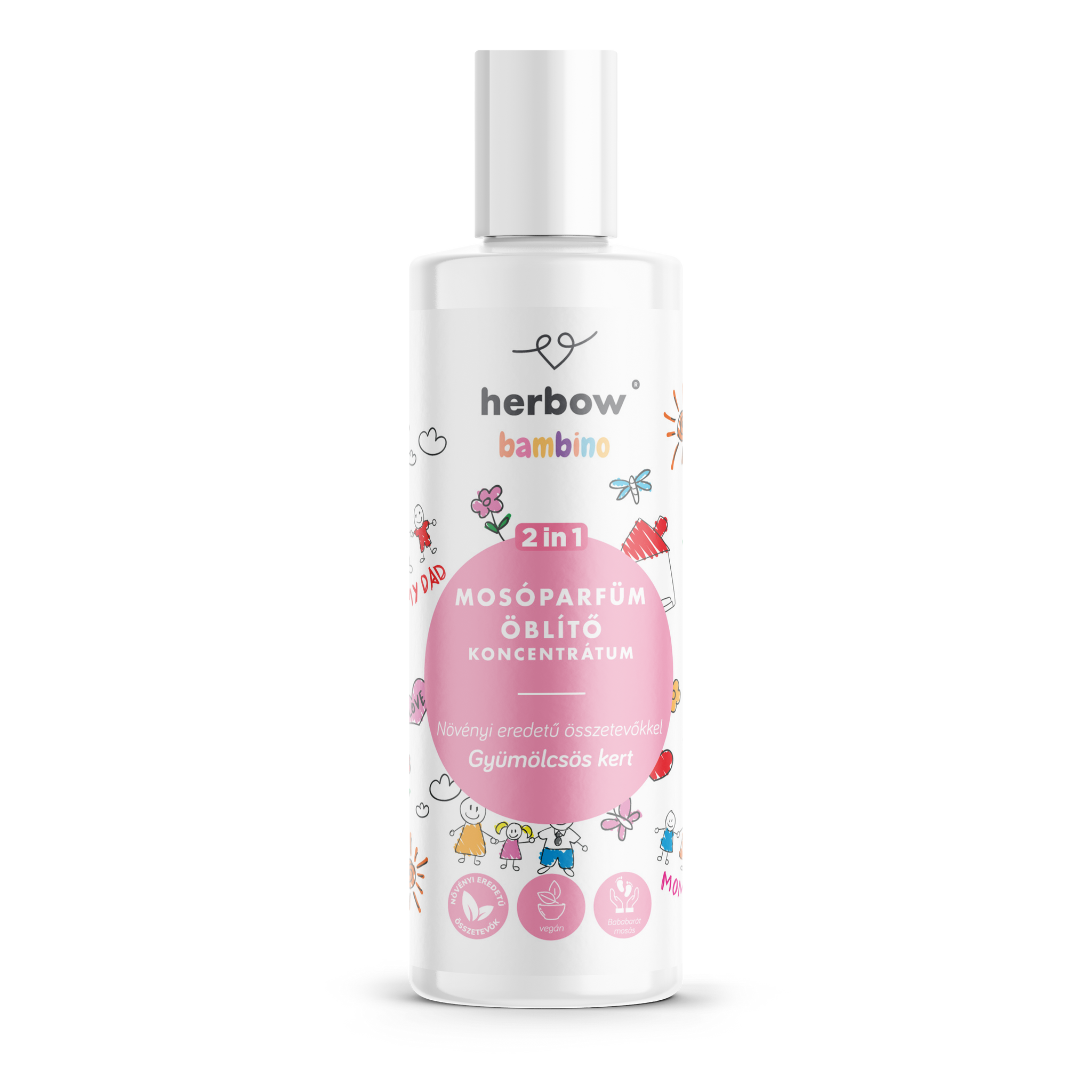 Herbow Bambino 2v1 prací parfum a aviváž Ovocný sad 200 ml - 90819