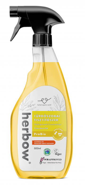 Herbow probiotický sprej na čistenie kúpeľne s citrusovou vôňou 500 ml - 97318