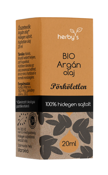 Herbys Bio Argánový Olej Lisovaný za Studena 20 ml - 87807