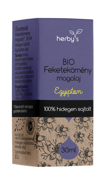 Herbys Bio čiernokvetový olej lisovaný za studena 30 ml - 87811