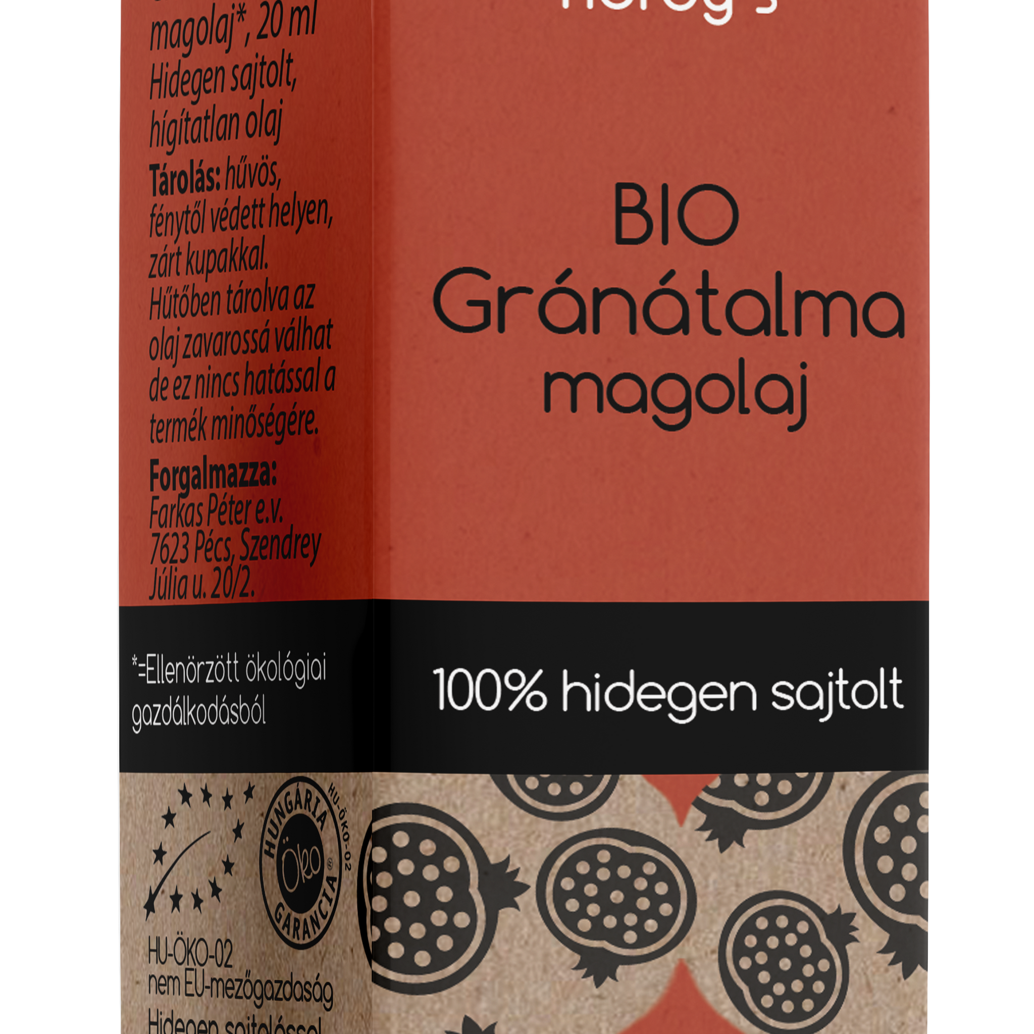 Herbys Bio Olej z granátového jablka lisovaný za studena 20 ml - 87809