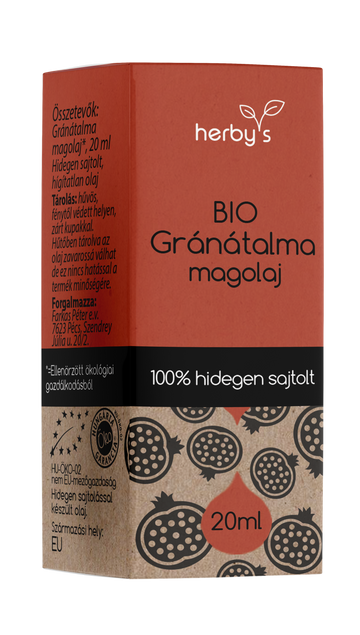Herbys Bio Olej z granátového jablka lisovaný za studena 20 ml - 87809
