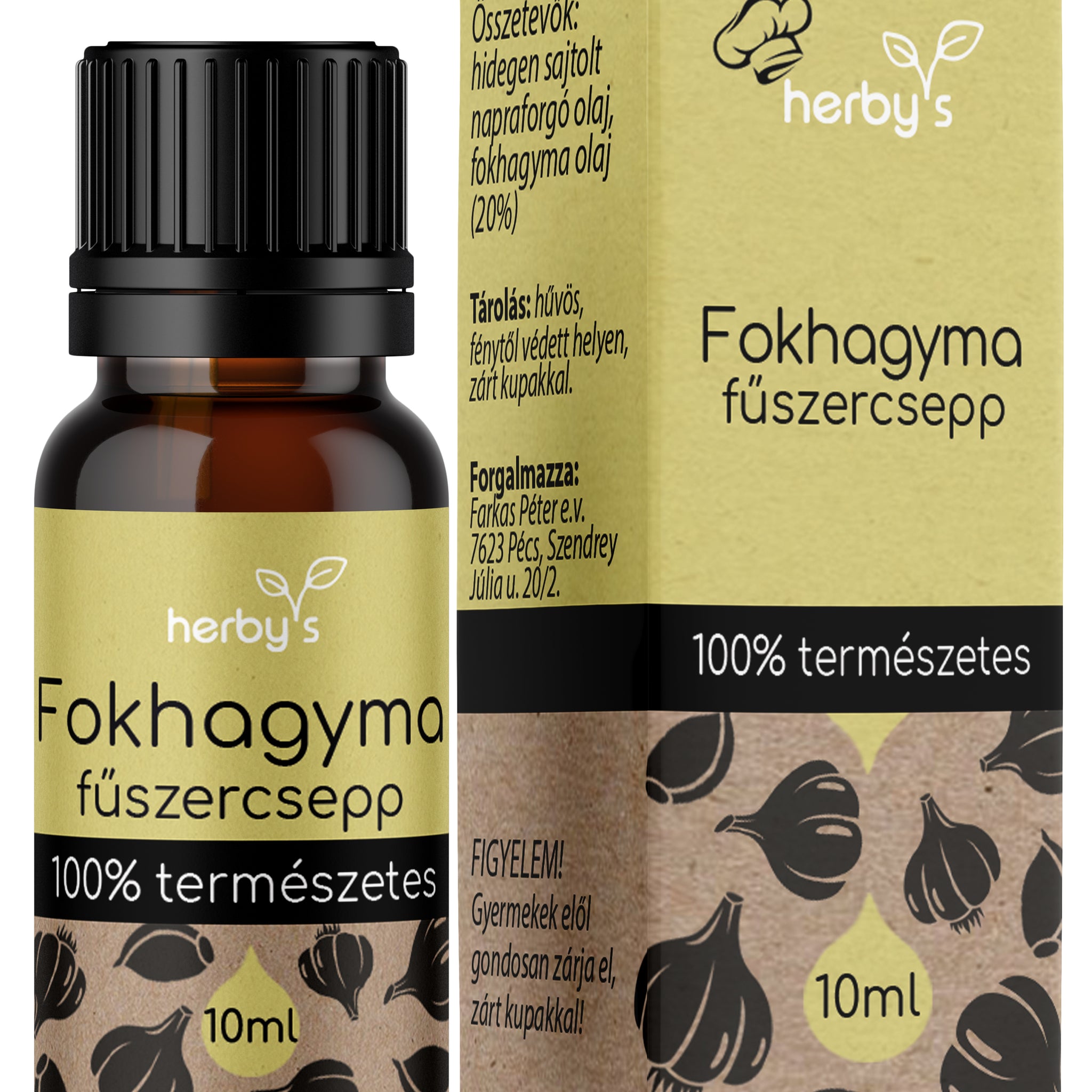 Herbys Cesnaková aróma 10 ml - 87822