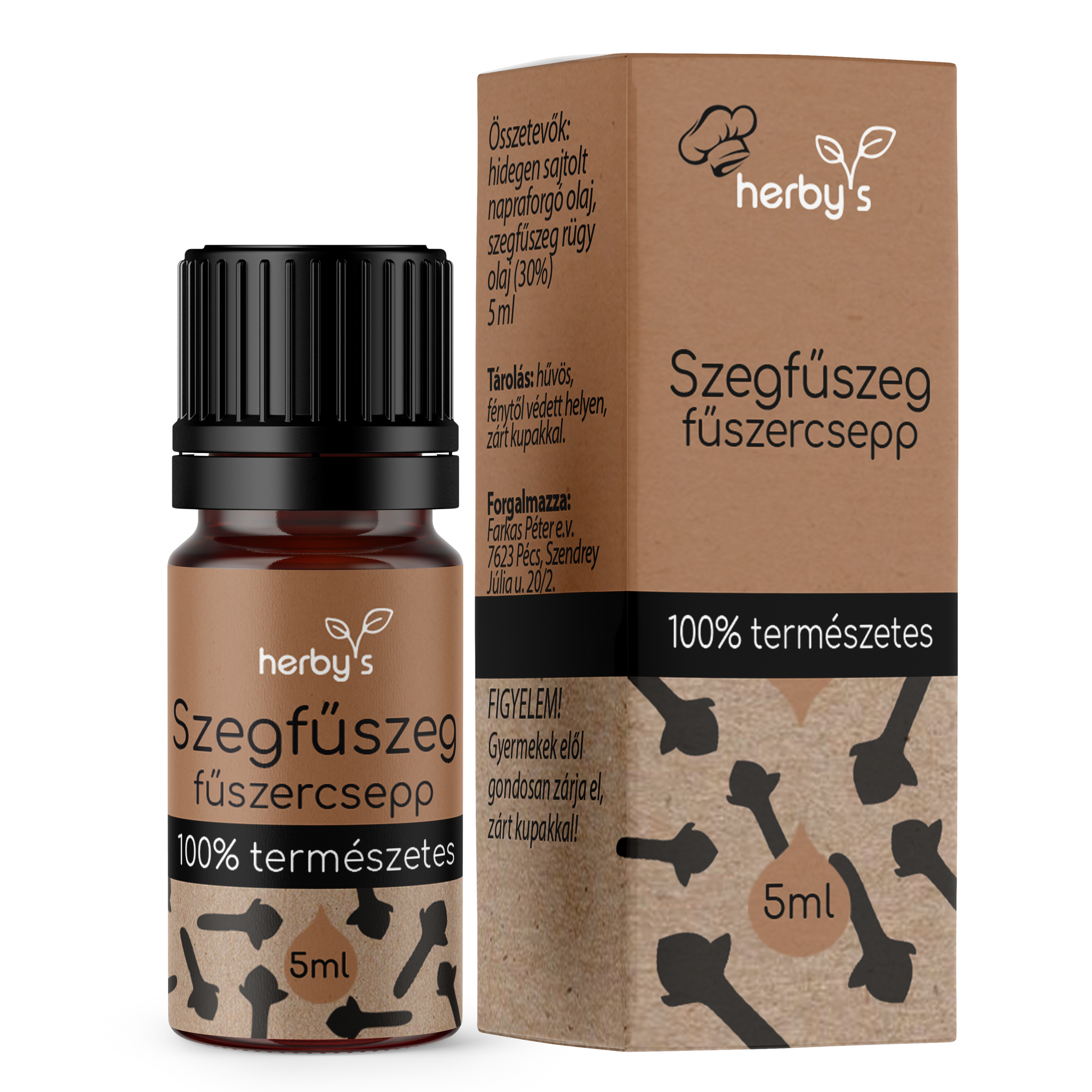 Herbys Klinčekové koreniace kvapky 5 ml - 89354