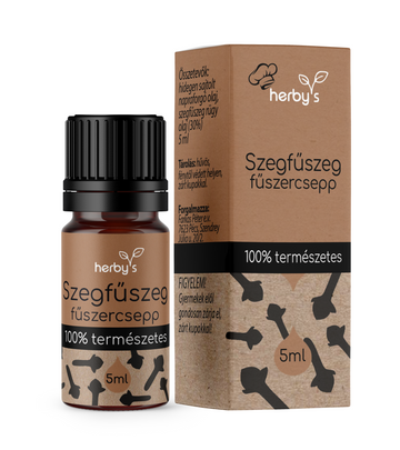 Herbys Klinčekové koreniace kvapky 5 ml - 89354