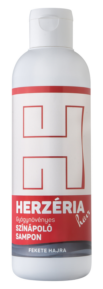 Herzéria Hair bylinný šampón na udržanie farby pre čierne vlasy 200 ml - 92031