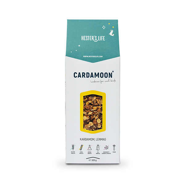 Hester's Life kardamómové sušienky s ľanovými semiačkami, cereálie 320 g - 91204