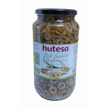 Hutesa zelené nakrájané olivy 935 ml