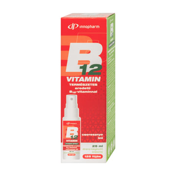 Innopharm B12-vitamín čerešňový ústny sprej 25 ml