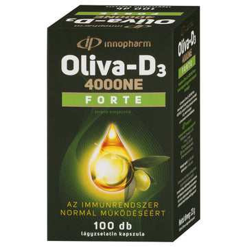 Innopharm oliva-d3 4000ne forte mäkký želatín 100 kapsul