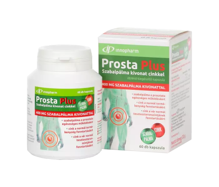 Innopharm prosta plus 400 mg sabaly + 60 šálok zinku