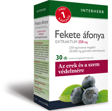 Interherb Daily1 extrakt z čiernych bobúľ 250 mg 30 šálok