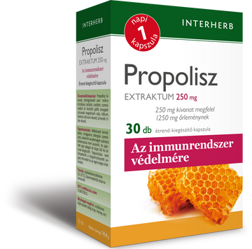 Interherb 1 kapsula propolis extrakt denne 30 šálok