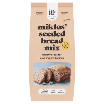 It's us Miklos Bezlepková zmes na pečenie chleba s viacerými semienkami 500 g - 82940