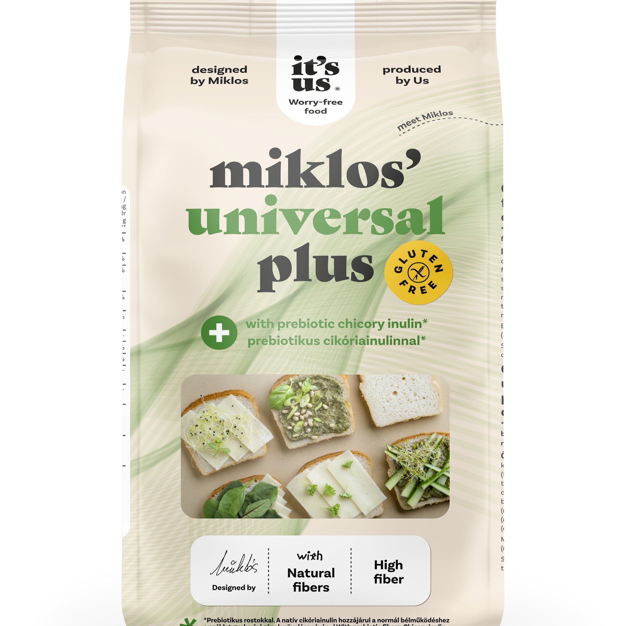 Naturbit Bezlepková múčna zmes s prebiotickým čakankovým inulínom 1000 g - 88198