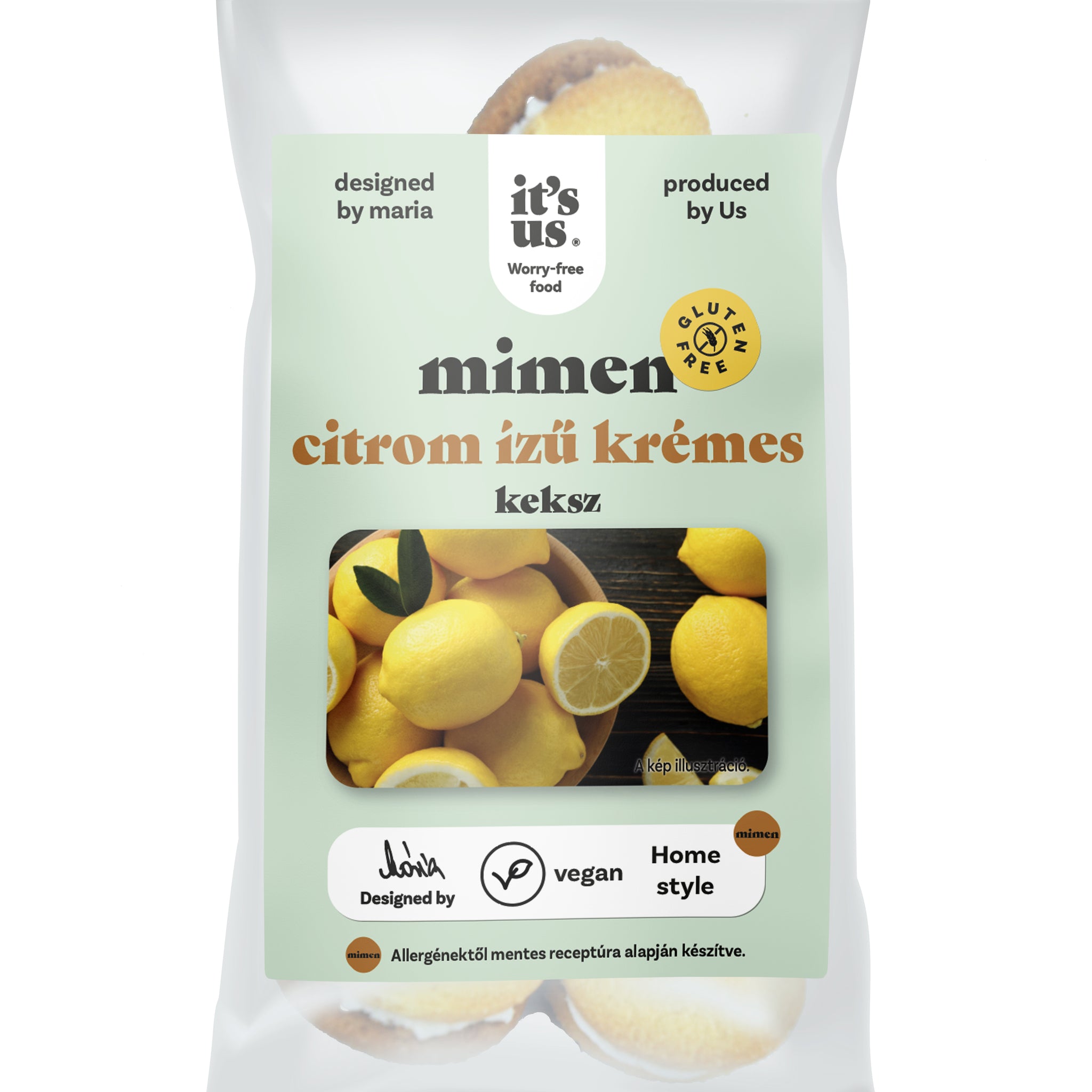 It's us MIMEN bezgluténové keksíky s citrónovou príchuťou 150 g - 47980