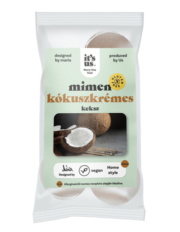 Naturbit Bezlepkové kakaové sušienky plnené kokosovým krémom 150 g - 47982