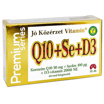 Dobré nálady koenzym q10+selén+d3 prémiová mäkká želatina 30 kapsul