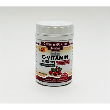 JutaVit C vitamín 1000 mg + Zinok + D3 retardované filmové tablety 100 ks - 46888