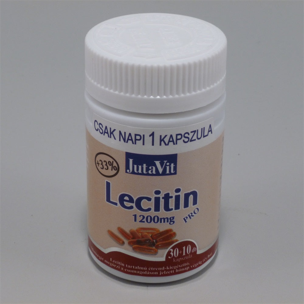 Jutavit Lecitínové kapsuly pre podporu pamäte 1200 mg, 40 g - 14130