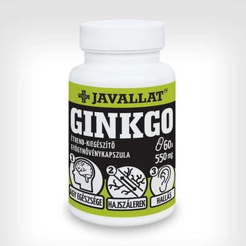 Podanie Ginkgo Dietary Supplement kapsule 60