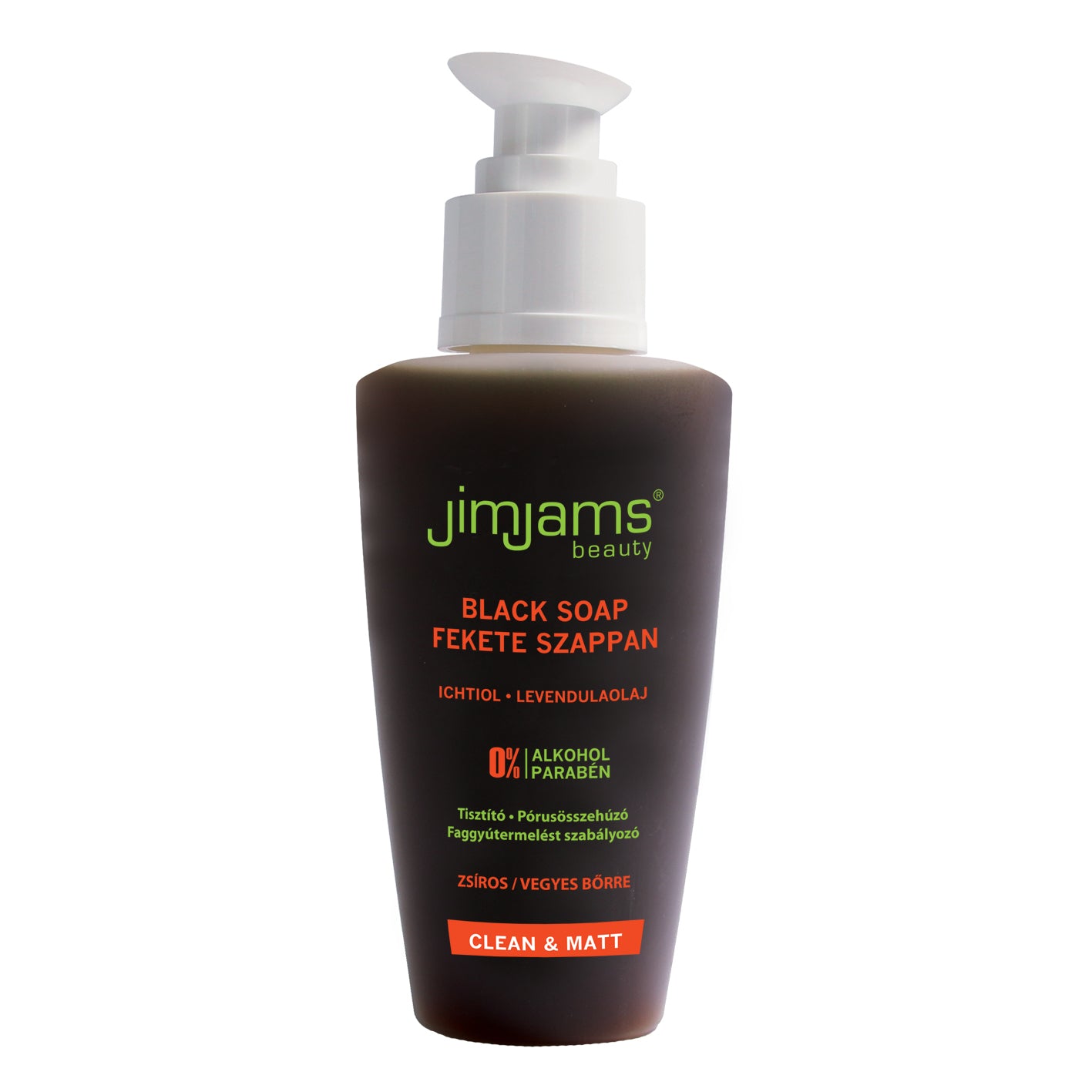 JimJams Pure & Clear Čierne mydlo 125 ml - 52034