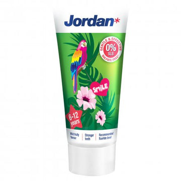 Jordan Zubná pasta Junior 6-12 rokov bez sulfátov 50 ml - 56906