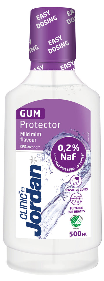 Jordan ústna voda clinic gum protector nealkoholické 500 ml
