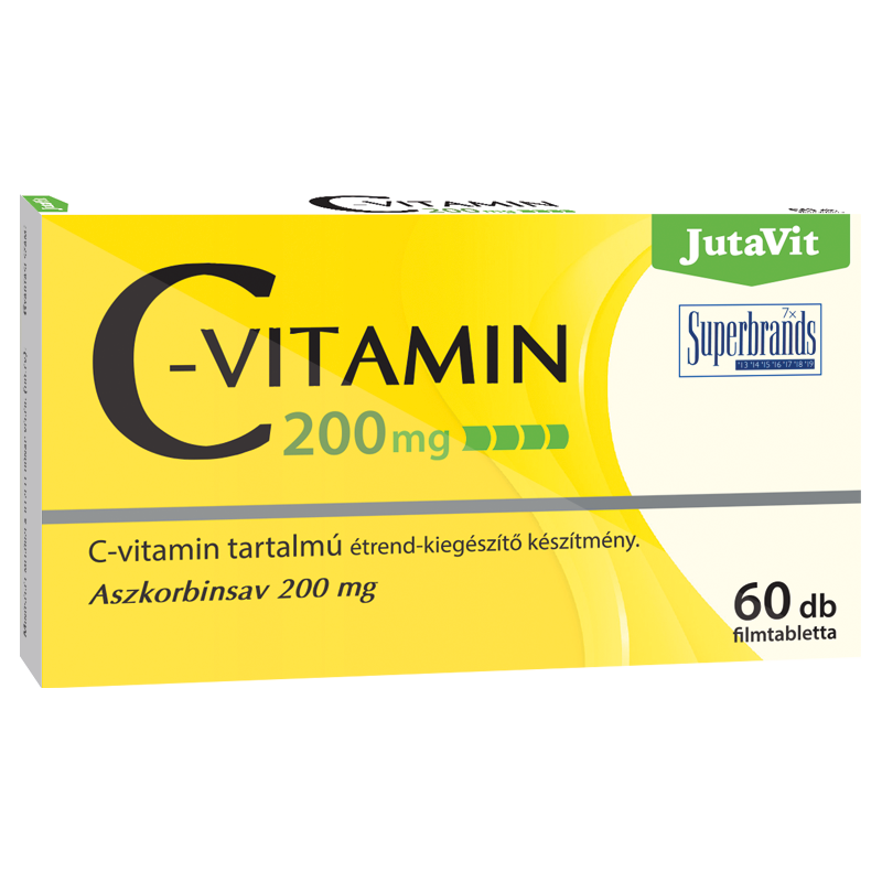 JutaVit C-vitamín 200 mg 60 tabliet - 81560