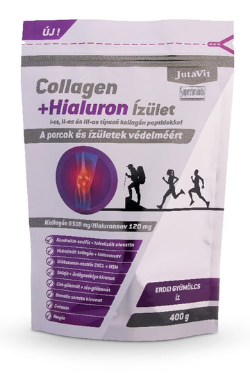 Jutavit kolagén+hialurónový kĺb prach z kolagénu z divokých plodov 400 g